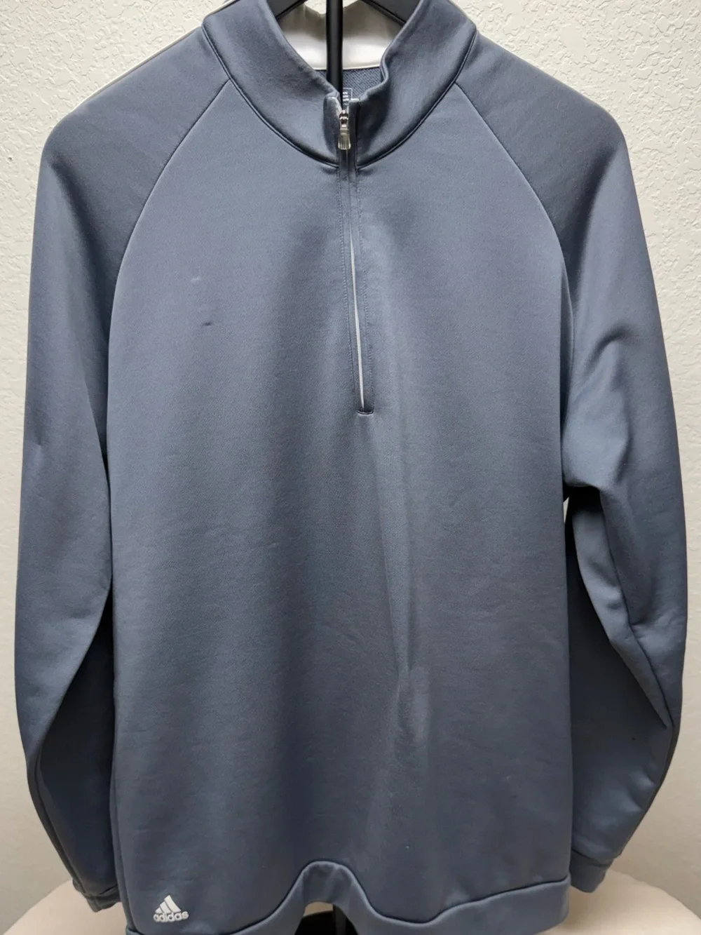adidas Men's Half-Zip Pullover Sweater - Slate Blue